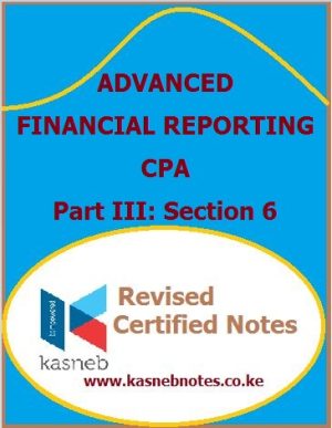 Advanced Financial Reporting notes