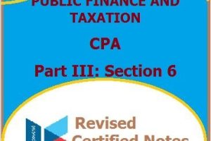Advanced Public Finance and Taxation notes