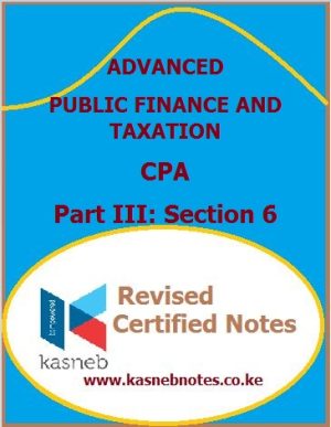 Advanced Public Finance and Taxation notes