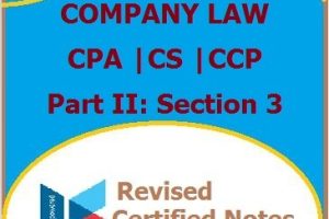 Kasneb Company law notes