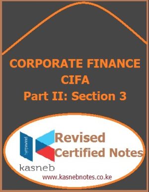 Corporate Finance notes