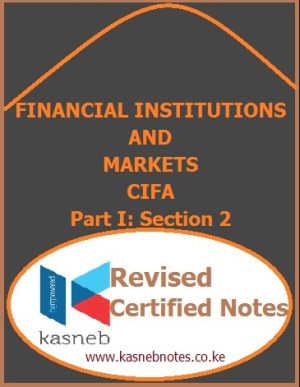 Financial Institutions and Markets notes