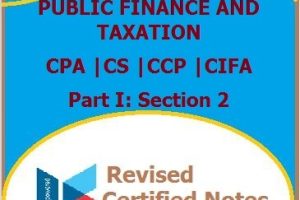 Kasneb Public Finance and Taxation notes