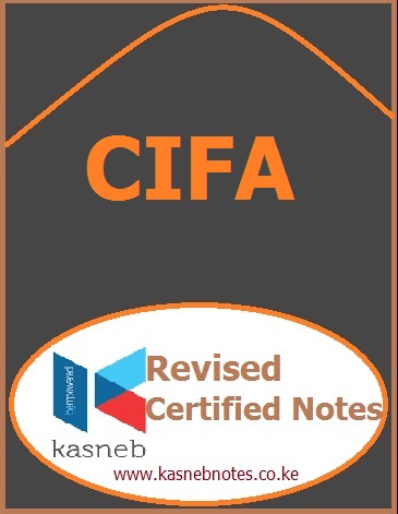 Kasneb notes CIFA notes