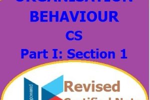 Organizational Behavior notes