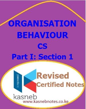 Organizational Behavior notes