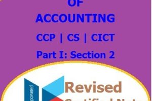 Principles of Accounting notes