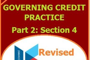 Law Governing Credit Practice