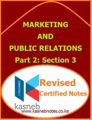 Marketing and Public Relation notes