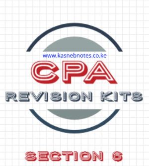CPA Section 6 revision kits questions and answers
