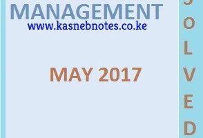 Advanced Financial Management May 2017 Past Paper and Answers