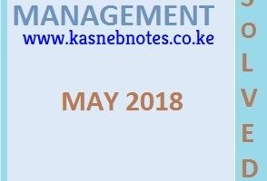 Advanced Financial Management May 2018 Past Paper and Answers
