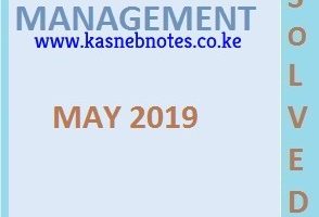 CPA Advanced Financial Management May 2019 Past Paper and Answers