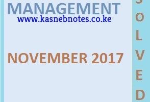CPA Advanced Financial Management November 2017 Past Paper and Answers
