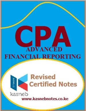 Advanced Financial Reporting CPA Advanced level