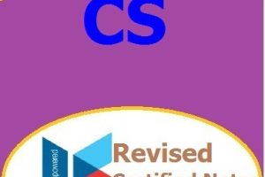 All CS Intermediate level notes (6 Subjects)