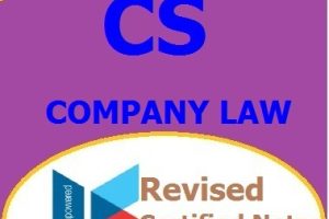 Company Law pdf notes