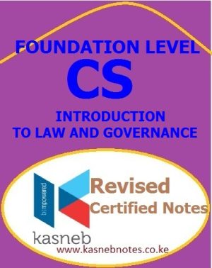 Introduction to Law and Governance PDF notes
