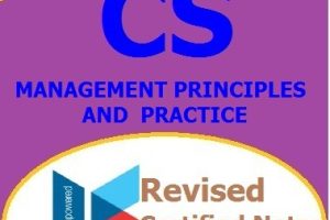 Management Principles and Practice pdf Study notes