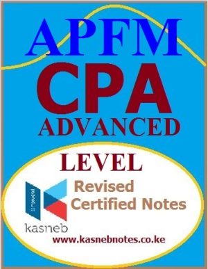 CPA ADVANCED APFM notes