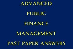 APFM Revision kit Past Papers and answers