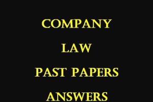 Company-Law-Past-papers-answers Revision kit