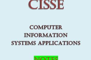 Computer Information Systems Applications Pdf notes