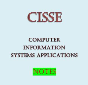 Computer Information Systems Applications Pdf notes