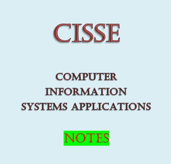 Computer Information Systems Applications Pdf notes