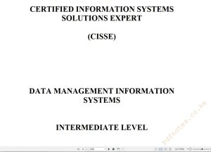 Data Management Information Systems notes
