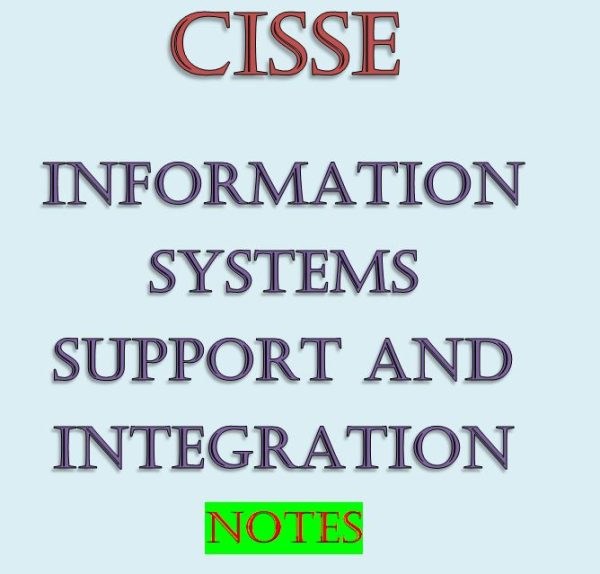 Information Systems Support and Integration notes Pdf notes