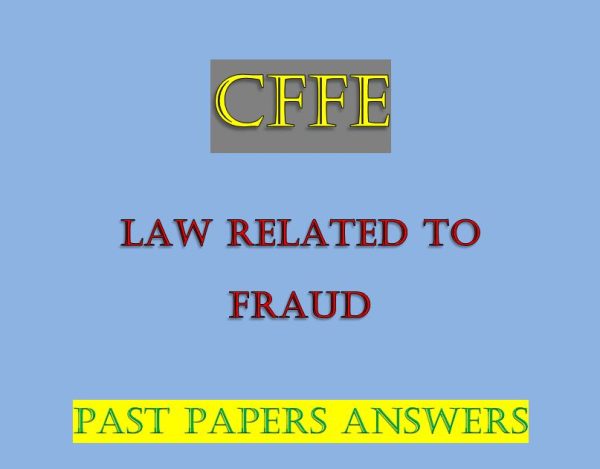 - Collection of Law Related to Fraud Past Papers and Answers