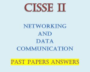 -Collection of Networking and Data Communication Past Papers with Answers