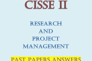 Research and Project Management Past Papers with Answers