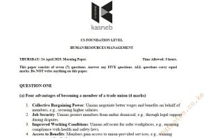 HRM April 2025 Answers