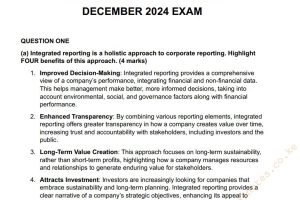 December 2024 Meetings, Compliance and Administration Past Paper Answers