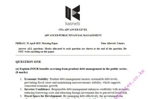 APFM April 2025 answers