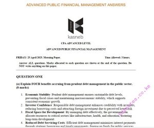 APFM April 2025 answers