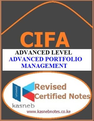 Advanced Portfolio Management notes