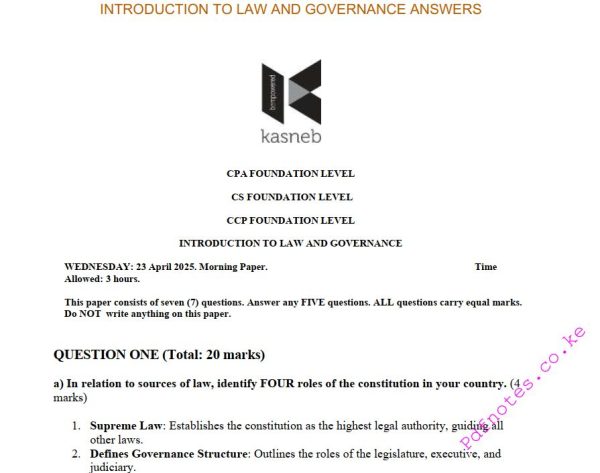 LG APRIL 2025 ANSWERS