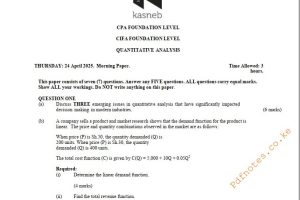 QA 2015 - April 2025 Answers