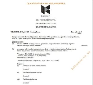 QA 2015 - April 2025 Answers