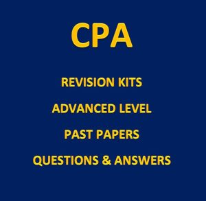 - CPA Advanced Level Answers