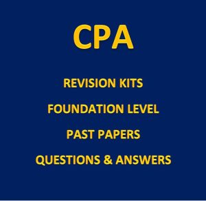 - CPA Foundation Level Answers