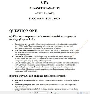 Download April 2025 Advanced Taxation Answers in Pdf Form