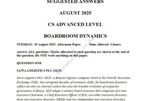 BD August 2025 Answers