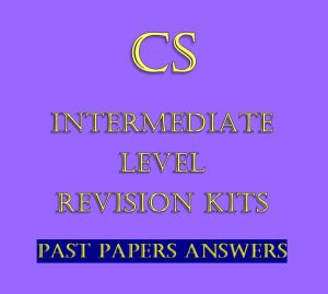 CS Intermediate Level Answers