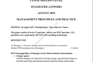 MPP August 2025 Answers