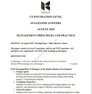 MPP August 2025 Answers