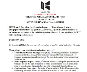 AFM Dec 2025 Answers